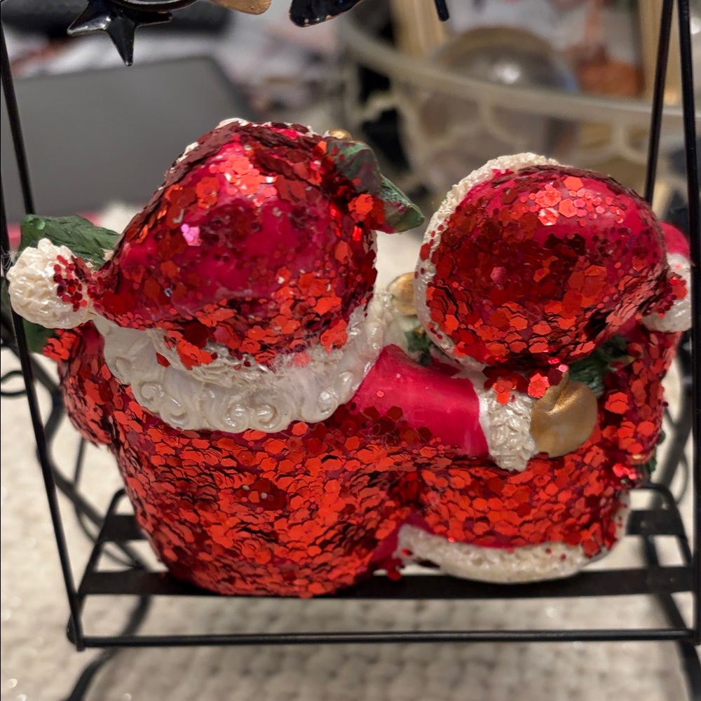 Festive Santa and Snowman Holiday Swing Decor - Picture 4 of 5